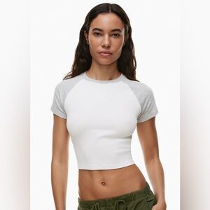 Tna Ribbed Cropped Baby Tee